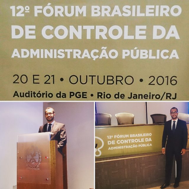 Carlos Brant Jr no 12 Fórum Brasileiro de Controle da Administração Pública