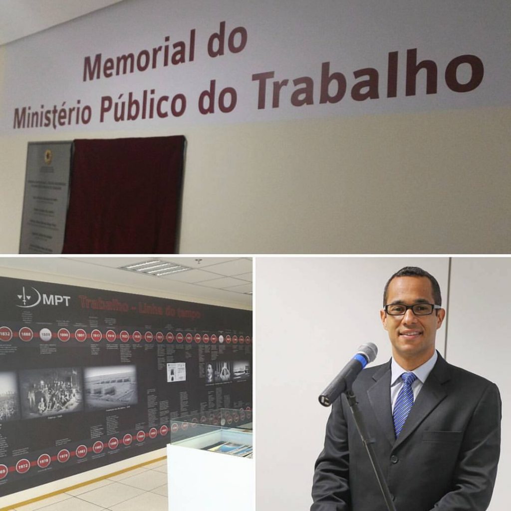 Carlos Brant Jr na Inauguração do Memorial do MPT